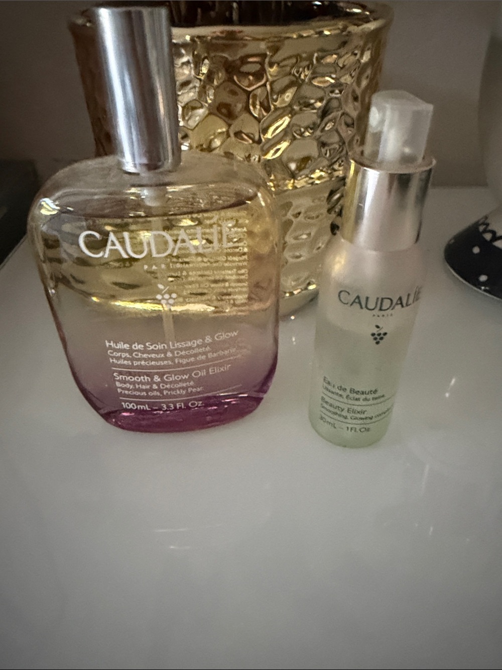 Caudalie Smooth Glow Oil Elixir and Beauty Elixir Spray